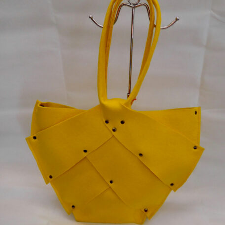 Designertasche - gelb - aus Filz