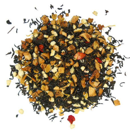Caribbean Day® - Aromatisierte Mischung aus Schwarzem Tee und Fruchtstückchen mit Erdbeer-Passionsfruchtgeschmack