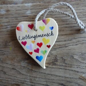 Holzherz - Lieblingsmensch